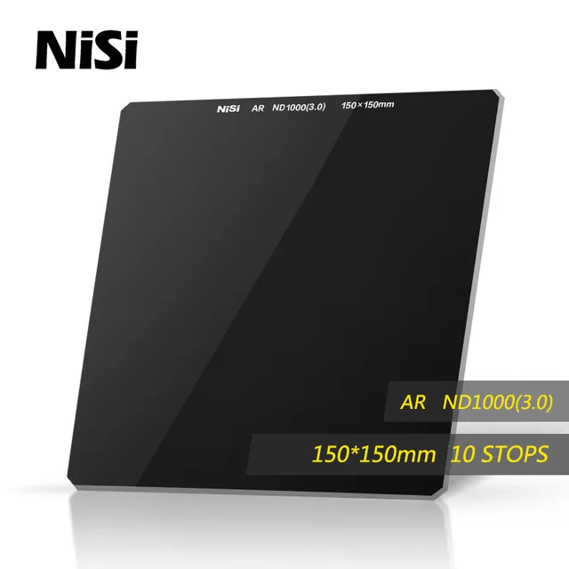 

NiSi Nd Filter 150*150mm ND1000 Square Filters Double Side Anti-reflection Coating Filter Optical Glass DHL Free Shipping