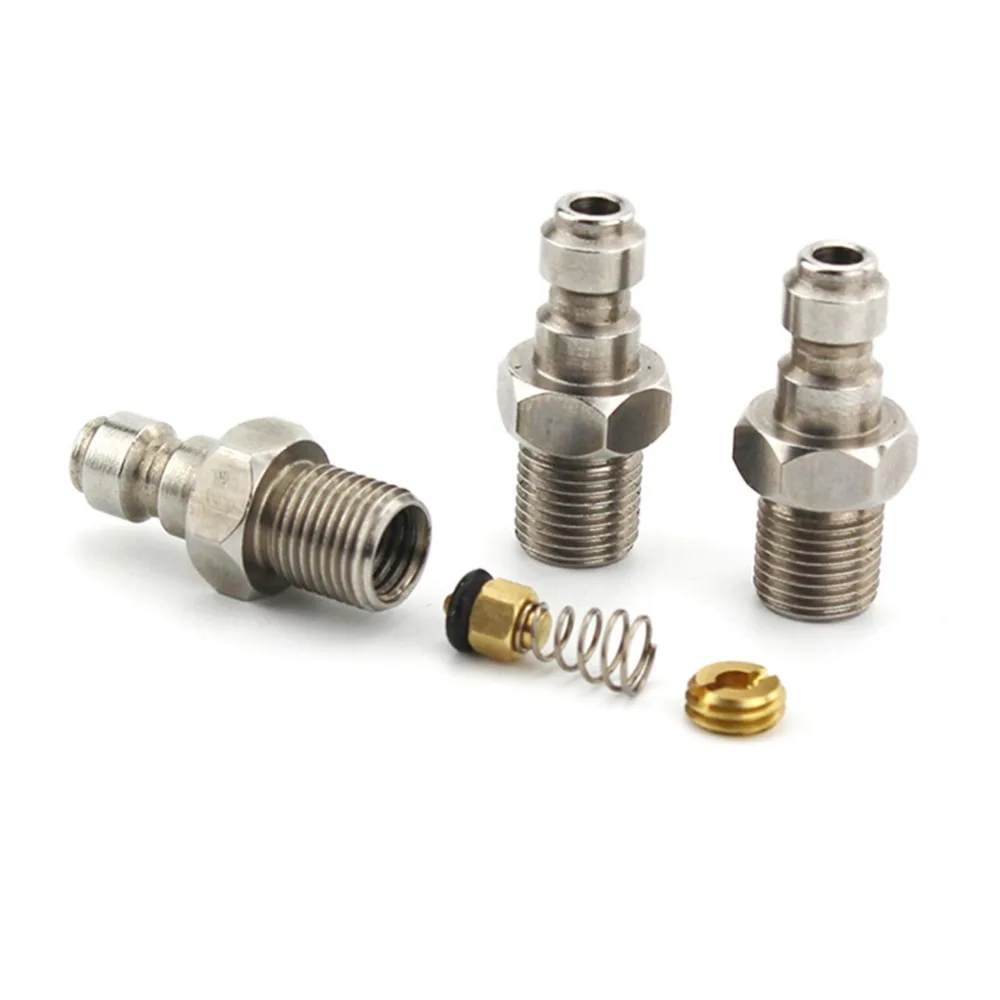 PCP Airforce высокое Давление Пейнтбол 1/8 BSPP M10x1 1/8NPT 8 мм штекер Нержавеющая сталь