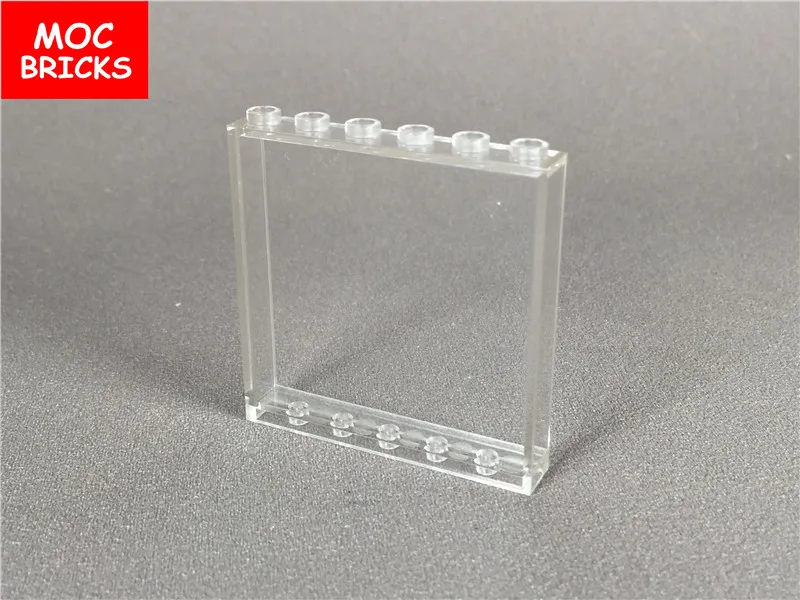 20 шт./партия Paneele Fenster Element - 1x5x6 прозрачный klar-59349 rebrickable строительные блоки игрушки