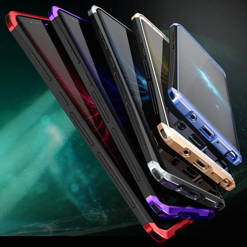 Для Galaxy Note 8 Чехол 9 Note8 прозрачный металлический стеклянный чехол для samsung Galaxy Note 8 Чехол 9 для coque samsung Note 8 Чехол 9
