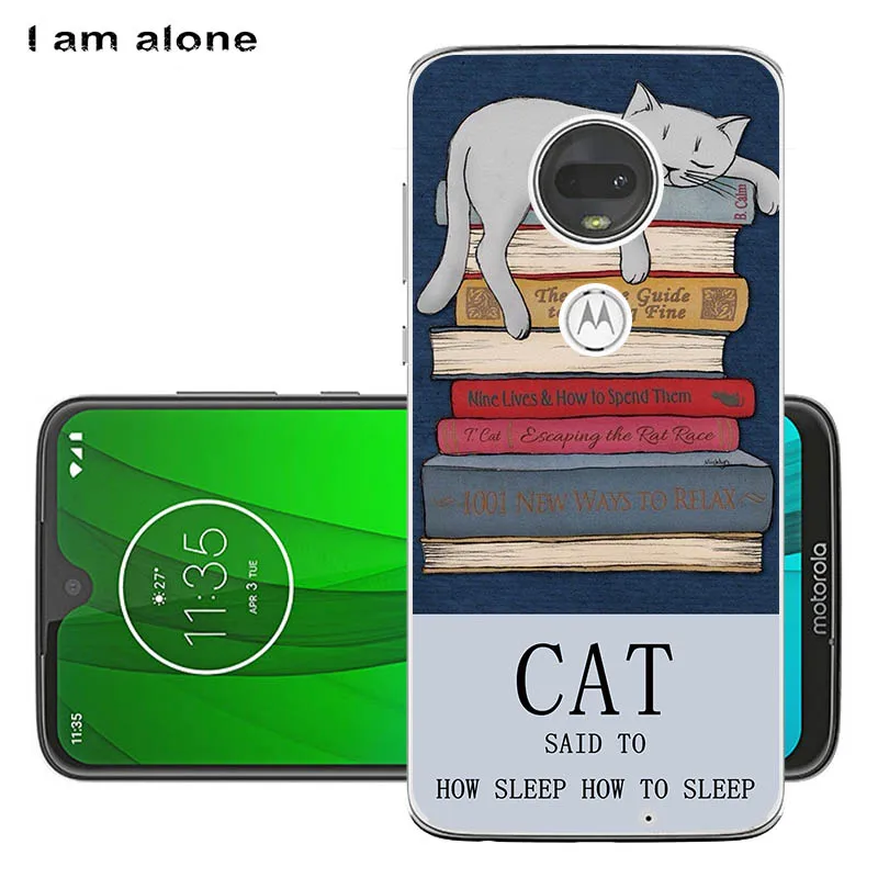 Чехлы для телефонов I am alone для Motorola Moto G7 G7 Play G7 power Solf из ТПУ, модные милые Чехлы для Moto G7 - Цвет: Solf TPU AA46
