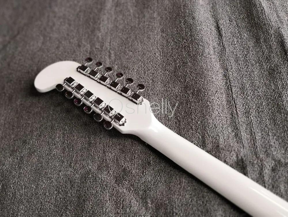 Высококачественный QShelly custom FD 12 струн алое тело фингерборд из черного дерева