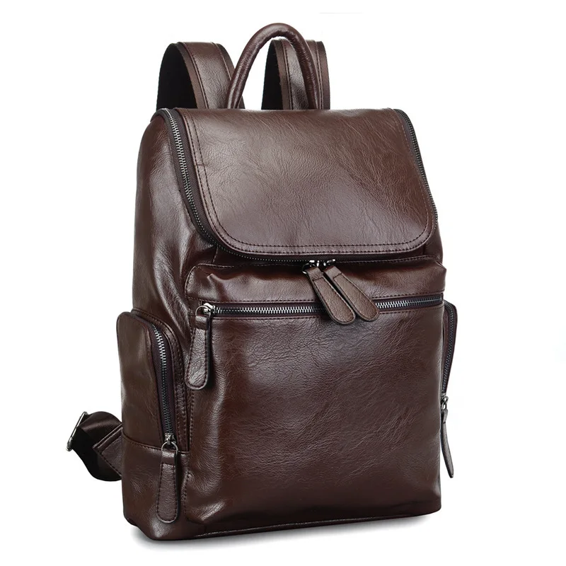 

Fashion Brand Genuine leather men backpack high quality mans backpack large capacity men travel bag duffel bag laptop backpack
