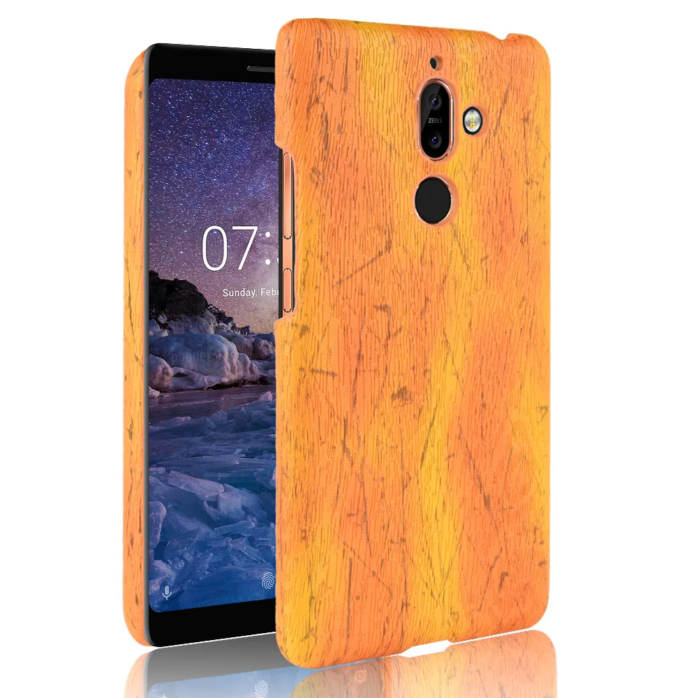 Новый чехол subin для Nokia 7 plus 6 0 дюйма из искусственной кожи с зернистой