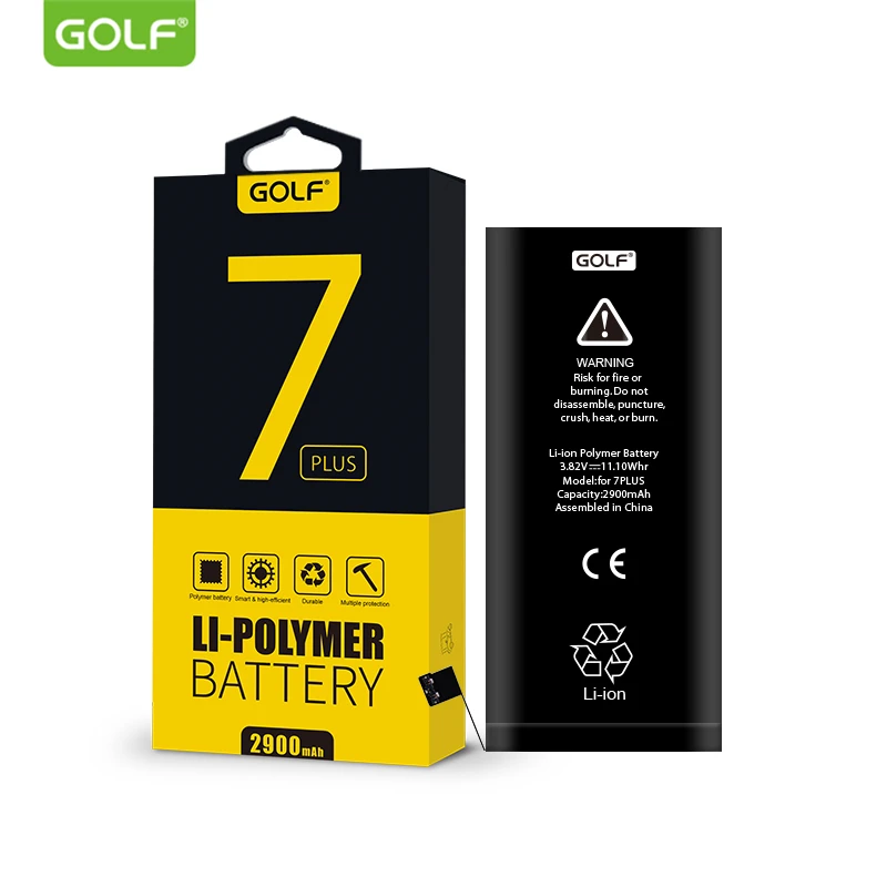 Оригинальный аккумулятор Golf для iPhone 7 Plus встроенный телефона 2900 мАч сменные