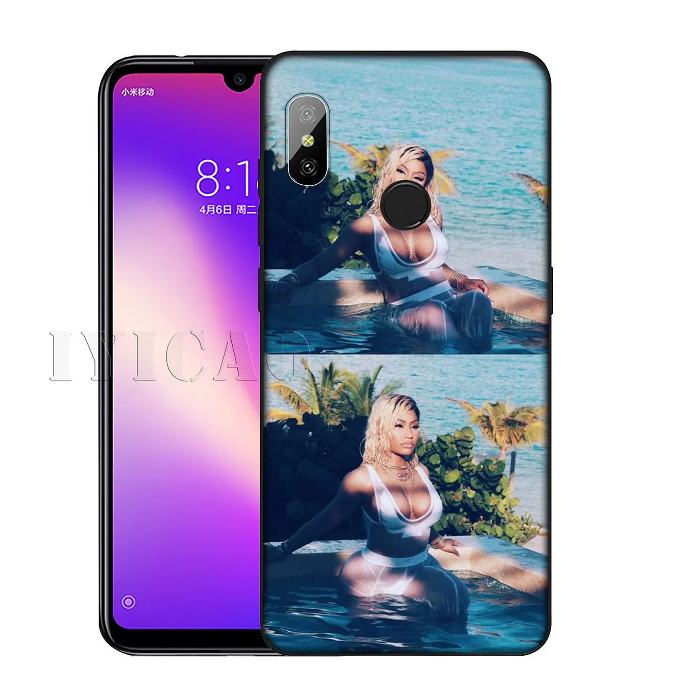 IYICAO Rap singer Nicki Minaj Soft Silicone Phone Case for Xiaomi Redmi K30 K20 8A 7A 6A 5A S2 GO Note 8 8T 7 5 6 Pro Cover |
