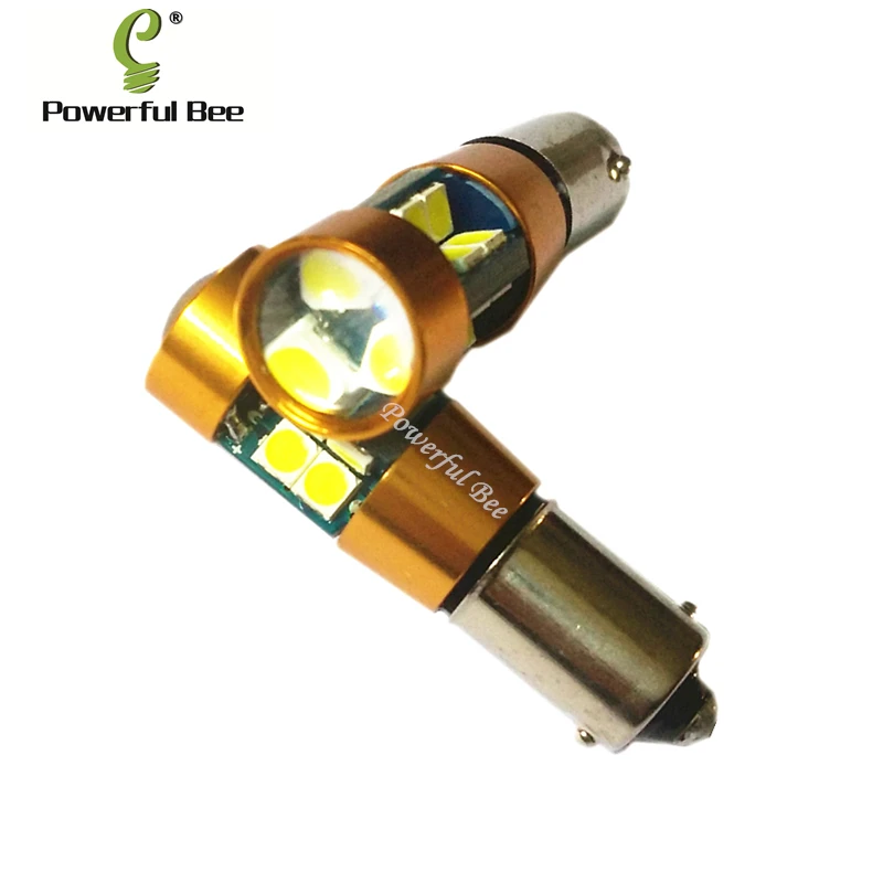 

2x CANBUS BA9S/T4W 9.5W error free white amber yellow LED clearance lights marker lamp side signal bulb for DC12V car motorcycle