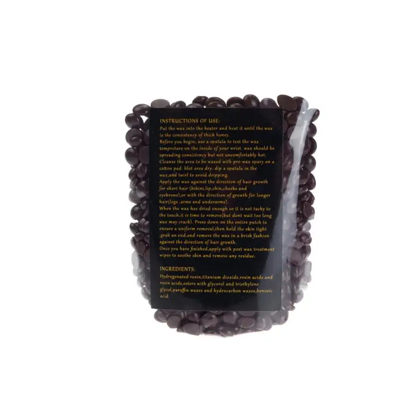 Hair removal Bean 50g No Strip Depilatory Hot Film Hard Wax Pellet Waxing Bikini Removal Chocolate 2AU4 | Красота и здоровье