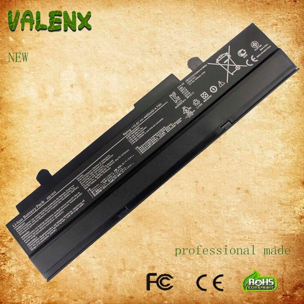 Внешняя Аккумуляторная батарея для Asus Eee PC 1011HA 1015PE R051BX 1015PED 1015PEM 1015PN 1015PW 1016 1016P 1215B