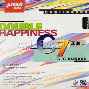 Защитная петля для настольного тенниса DHS C7, резина для пинг-понга с губкой