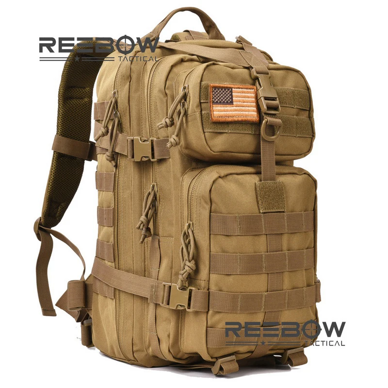 Goede REEBOW TACTISCHE Militaire Tactische Assault Pack Rugzak Leger Molle Waterdichte Camping Bug Out Bag Rugzak Voor Outdoor Wandelen