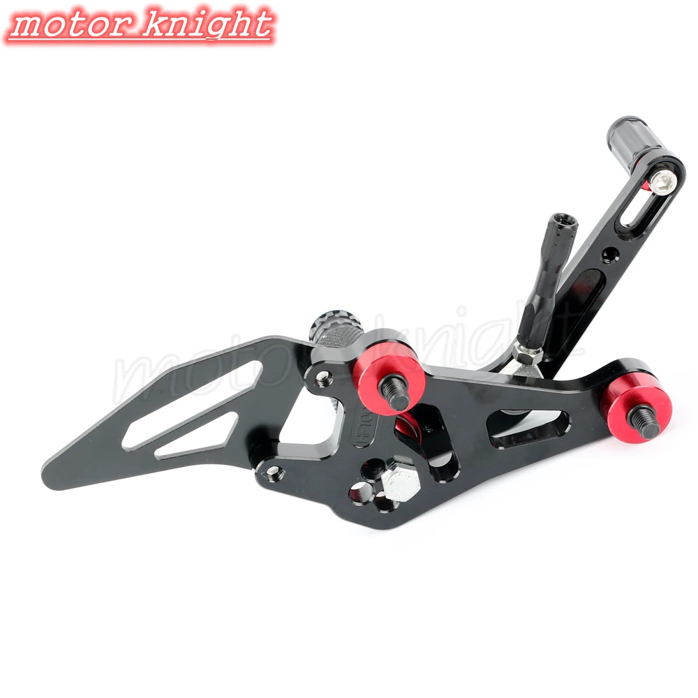 Мотоцикл Запчасти для fz07 FZ 07 CNC регулируемый задний Набор Rearsets Подножка MT MT07 2014 2015
