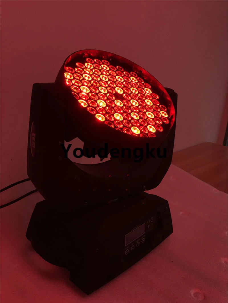 12 шт. светодиодное освещение 108x3 RGBW движущаяся головка led стирка 108 событий