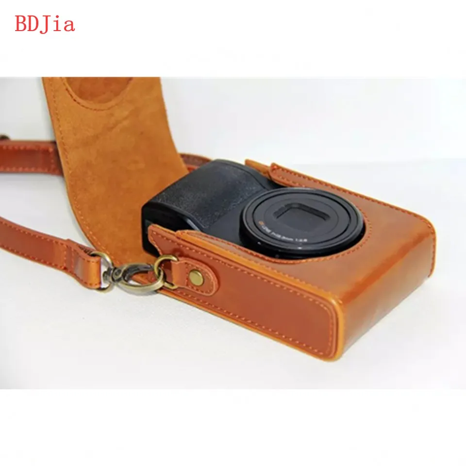 Новинка! Чехол из искусственной кожи с масляной кожей для камеры Ricoh GRIII GRII GR