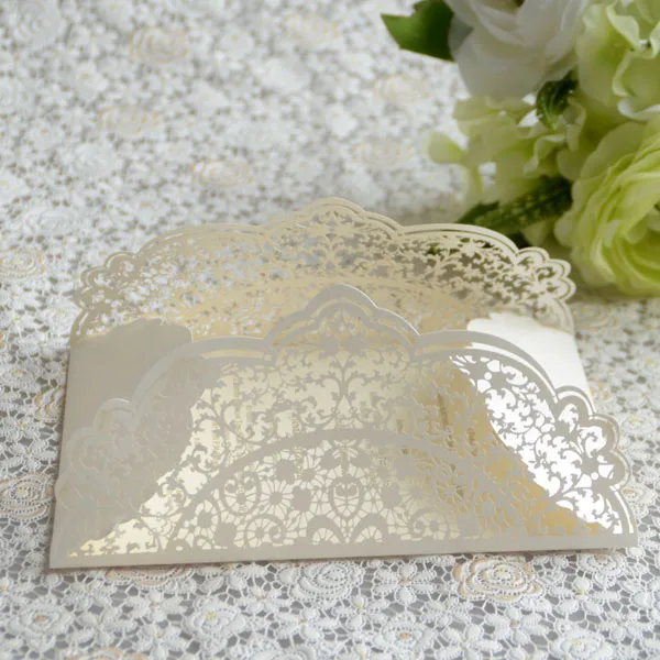 Новое Прибытие: Свадьба Партия Выступает Лазерная Резка Свадебные Приглашения с