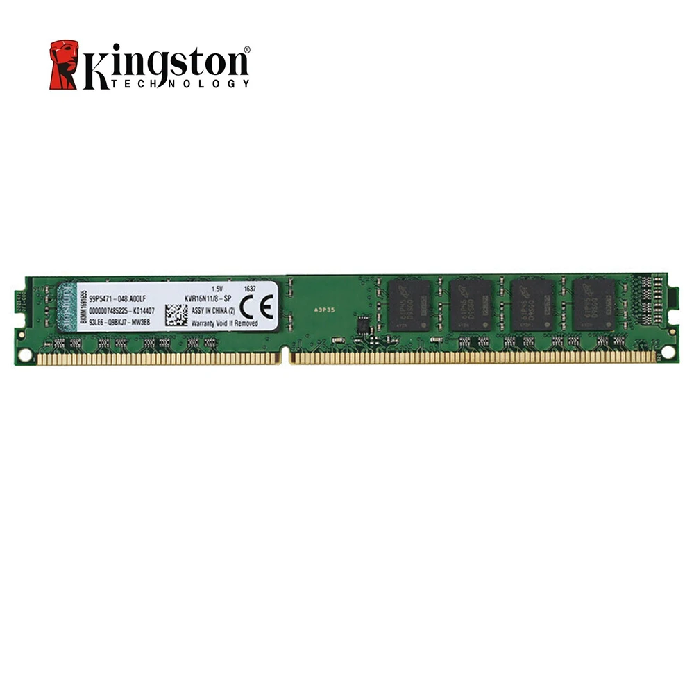 Оперативная память Kingston 8 Гб DDR 3 1600 МГц KVR16N11/8|Оперативная память| |