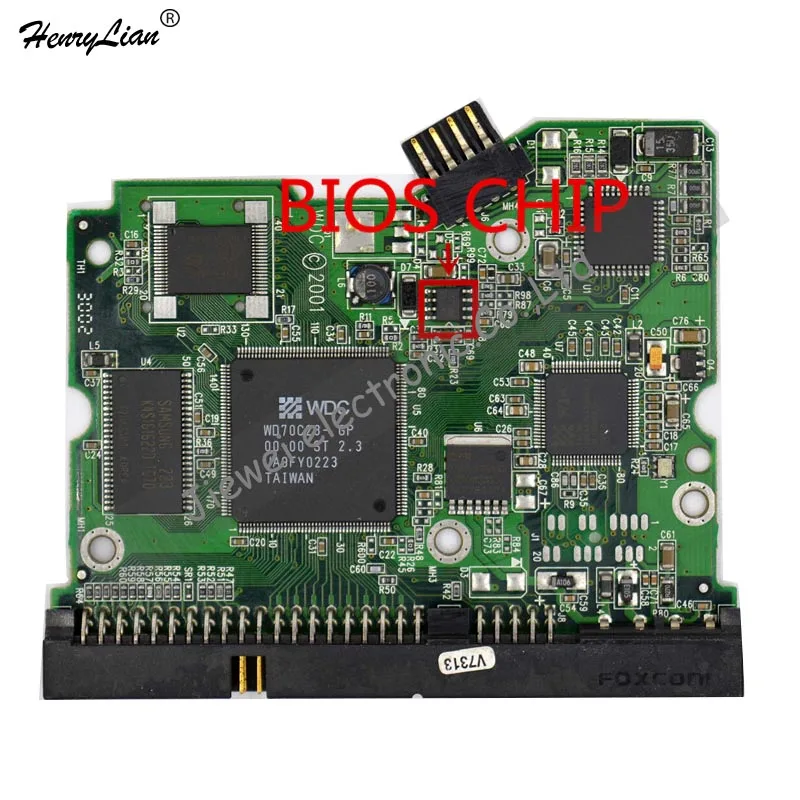 HDD PCB/логическая плата/номер платы: 2060 001092 007 REV A микросхема основного контроллера: