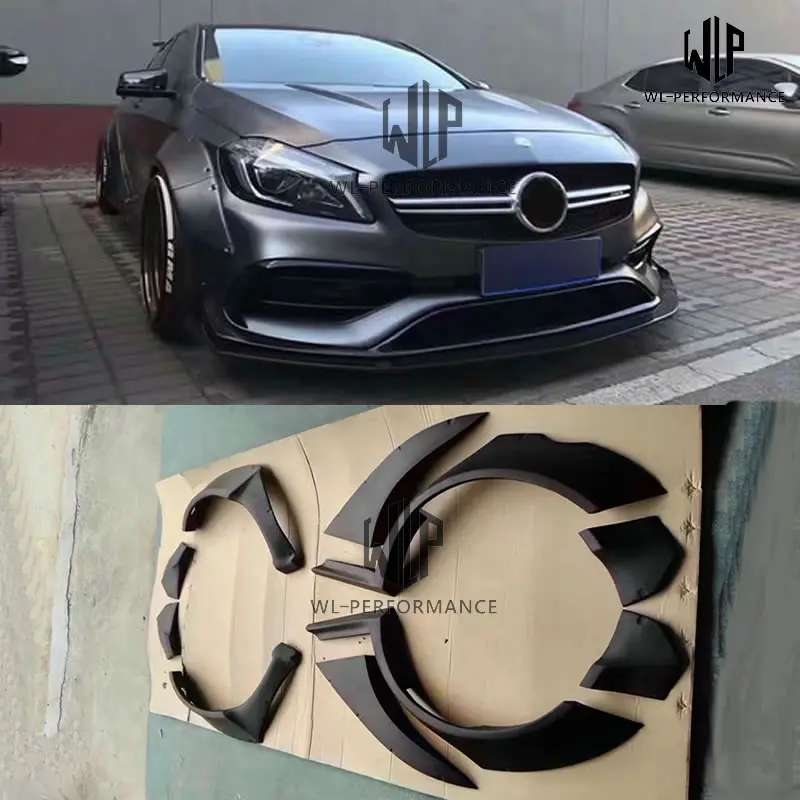 W176 высокое качество FRP Неокрашенный комплект для кузова автомобиля