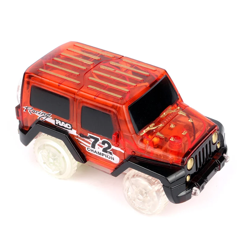 Горки Diecasts игрушка с 5 мигалками Волшебные электроники светодио дный автомобиль