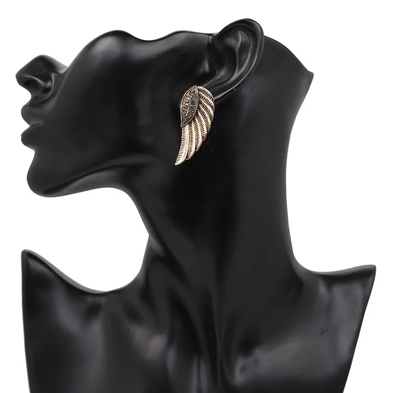 Женские винтажные серьги гвоздики с крыльями ангела|earrings jewelry|women earringsearrings rose |