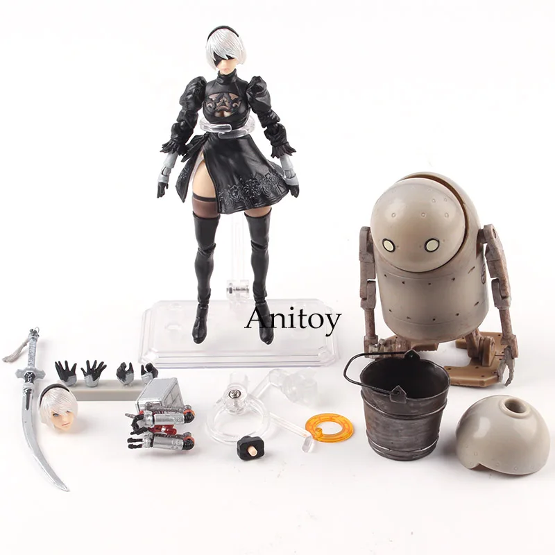 NieR Automata 2B Йорга № 2 Тип B& машина Lifeform ПВХ Фигурки Коллекционная модель игрушки