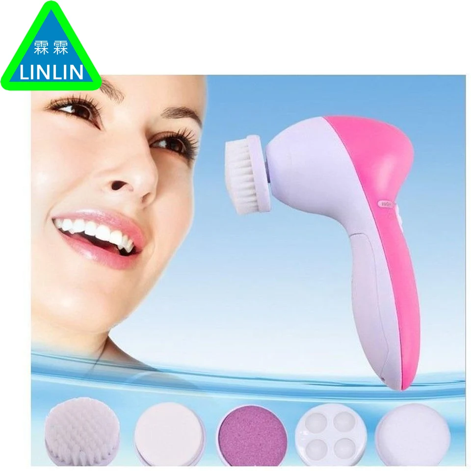 Новинка 5в1 многофункциональная электрическая ультразвуковая щетка для очищения