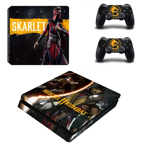 Mortal Kombat PS4 тонкая наклейка для консоли playstation 4 и контроллера PS4 тонкая виниловая наклейка - Цвет: YSP4S-3465