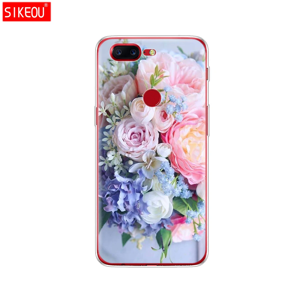 12070 Мягкий чехол из ТПУ для Oneplus 5T 5 3, Ультратонкий силиконовый чехол с цветным рисунком для телефона s, чехол для One Plus 5T 5 3, защитный чехол с цветком - Цвет: 12070