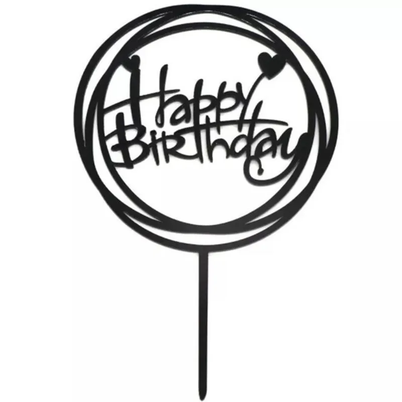 Торт Пасьянс вечерние творческие счастливое украшение для торта ко дню рождения