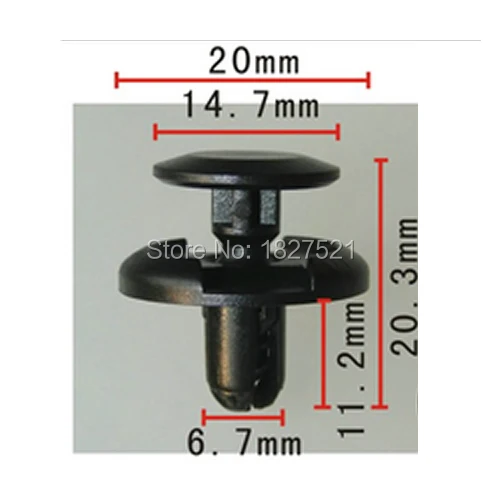 Фиксатор бампера 100 шт. зажимы для Suzuki Grand Vitara SX4 Swift X 90 09409 07332 0940907332|retaining clip|bumper