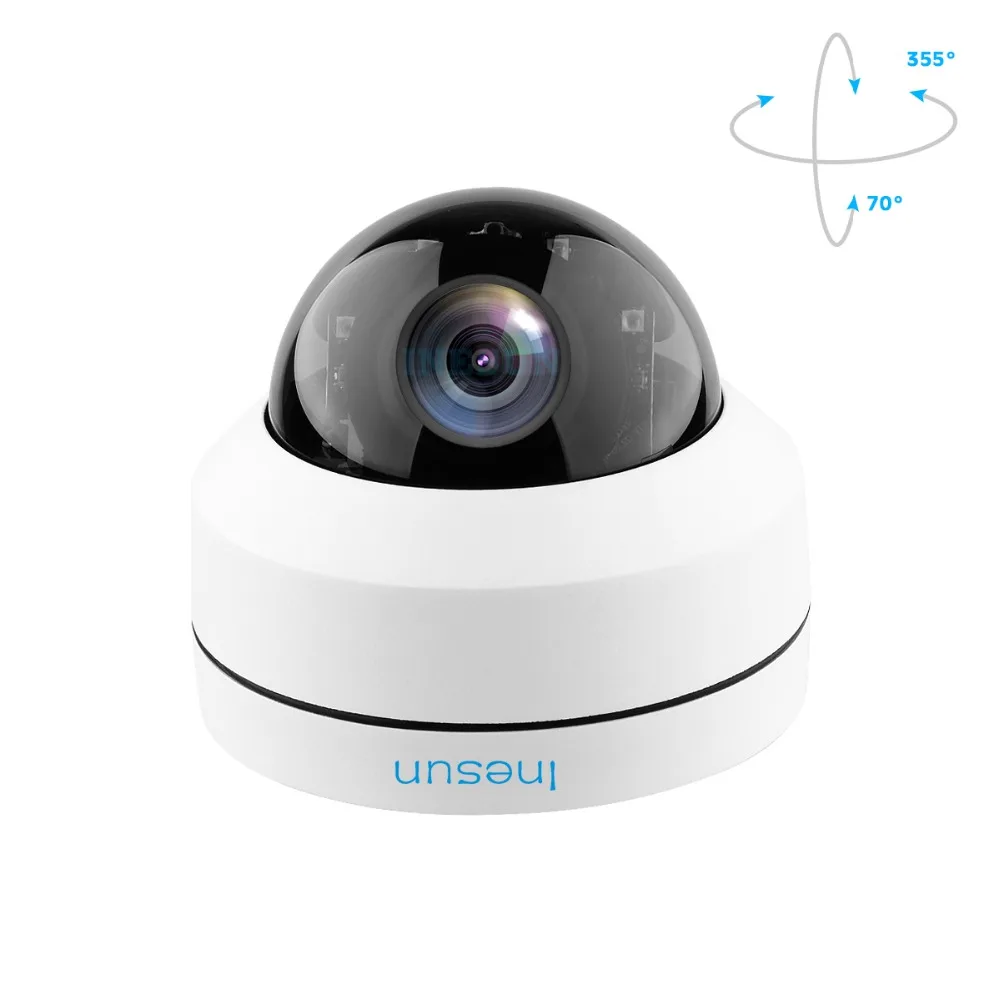 Inesun купольная камера безопасности 5 Мп Super HD 4 в 1 (TVI/AHD/CVI/CVBS) 2 8 12 мм варифокальный