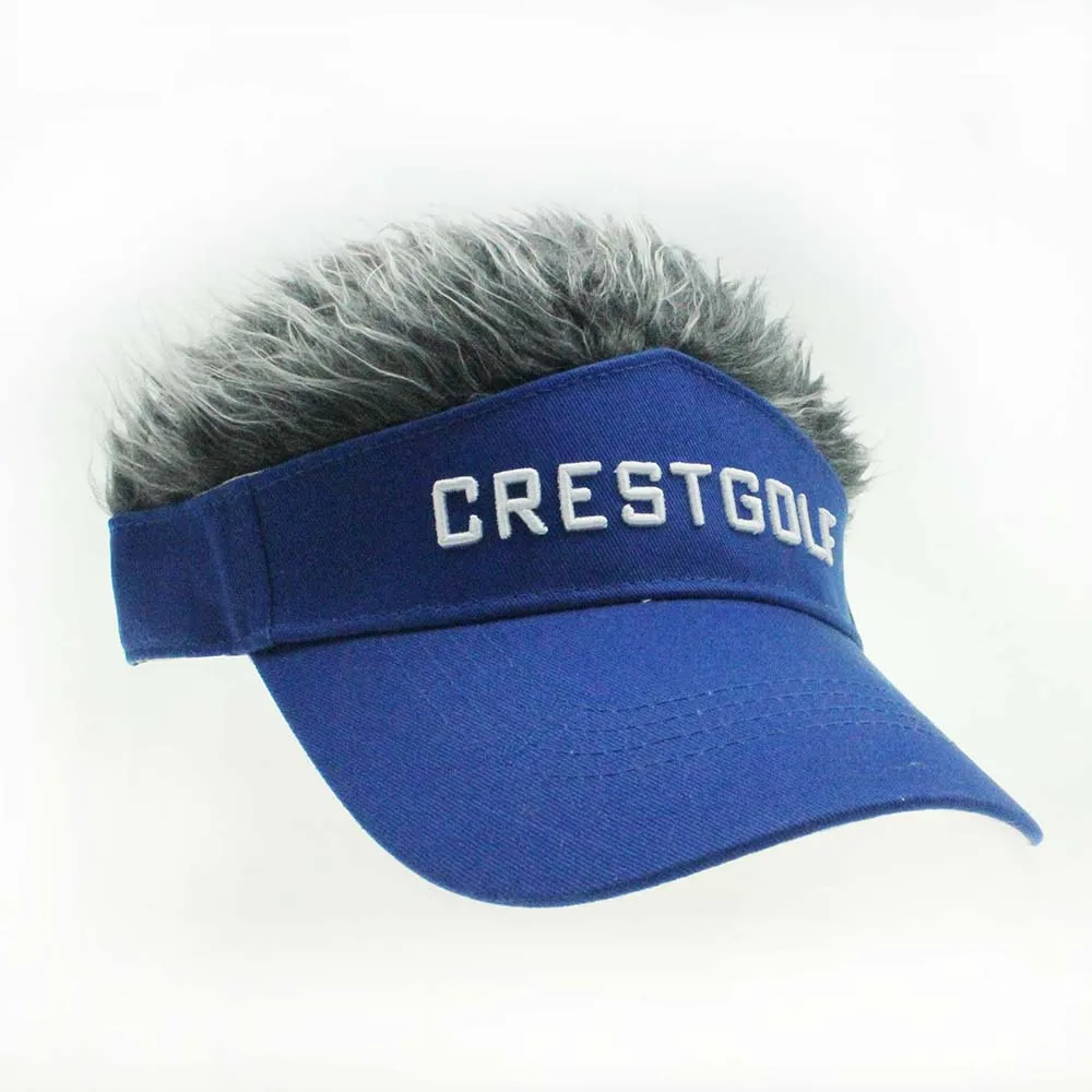 CRESTGOLF Регулируемая поддельная Кепка для гольфа мужская шляпа парик/волосы бейсбольная кепка для гольфа с несколькими цветами