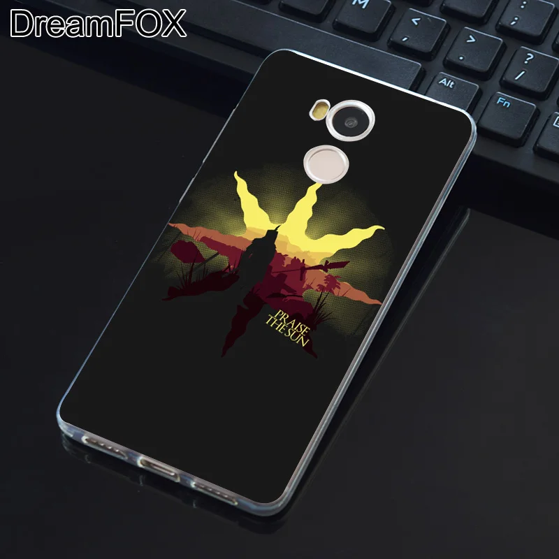 DREAMFOX L348 Praise The Sun Dark Souls Soft TPU Silicone Case Cover For Xiaomi Redmi Note 3 4 5 Plus 3S 4A 4X 5A Pro Global |
