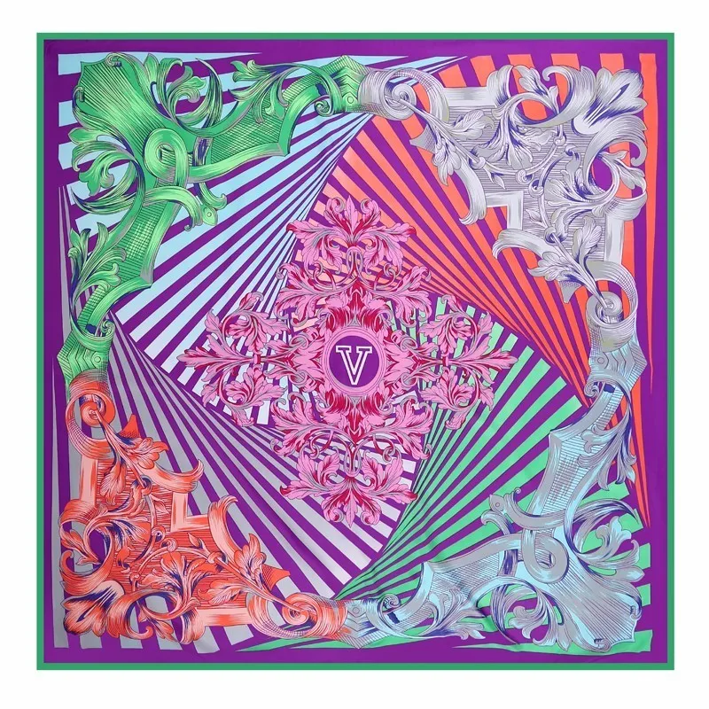 RenYvtil 2018 100% шелк Женский Большой традиционный Пашмина богемный цветочный принт