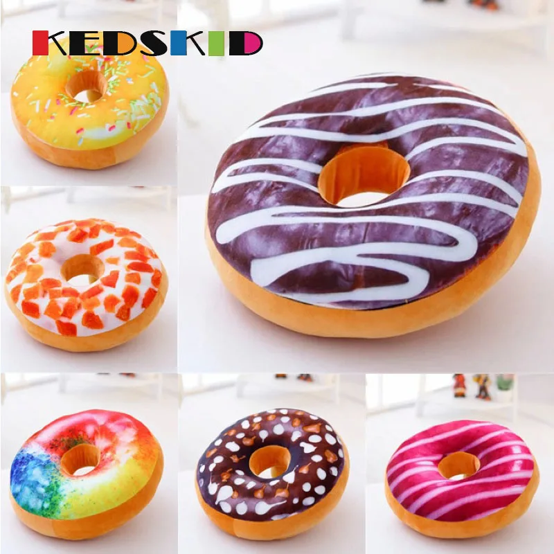 Новая 3D подушка &quotпончик&quot Еда диванные подушки разной формы для опираясь на