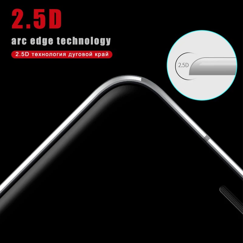 2.5D Закаленное стекло для Samsung Galaxy J6 A6 A8 Plus J8 J4 J7 2018 Защитная стеклянная пленка