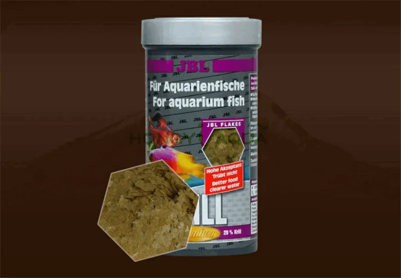 Вегетарианский корм JBL Спирулина Криль для пресной морской воды рыбы