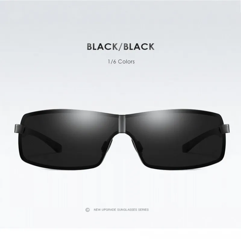 Мужские и женские солнцезащитные очки зеркальные поляризационные из