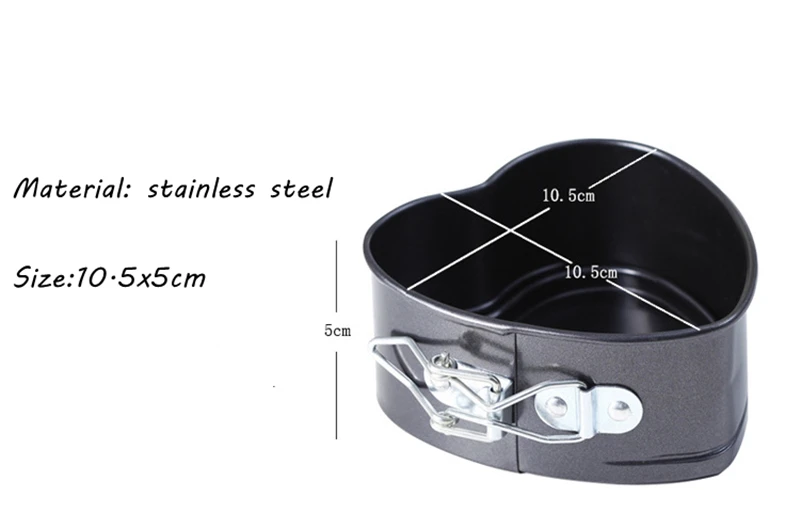 Съемные формы для торта в форме сердца антипригарный противень выпечки