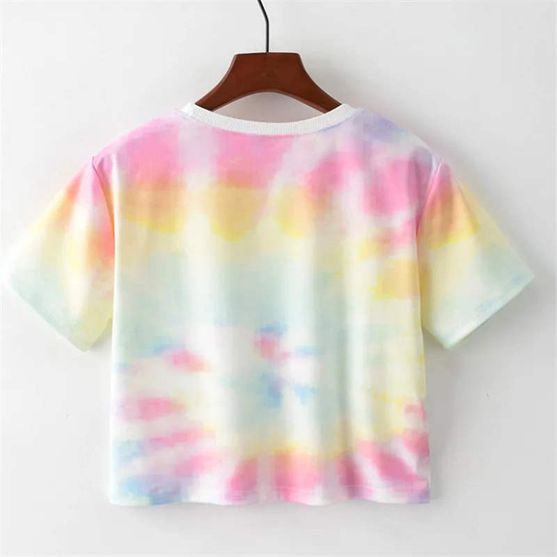 Новинка 3D футболка с забавным жирафом лето 2019 короткий рукав круглый вырез