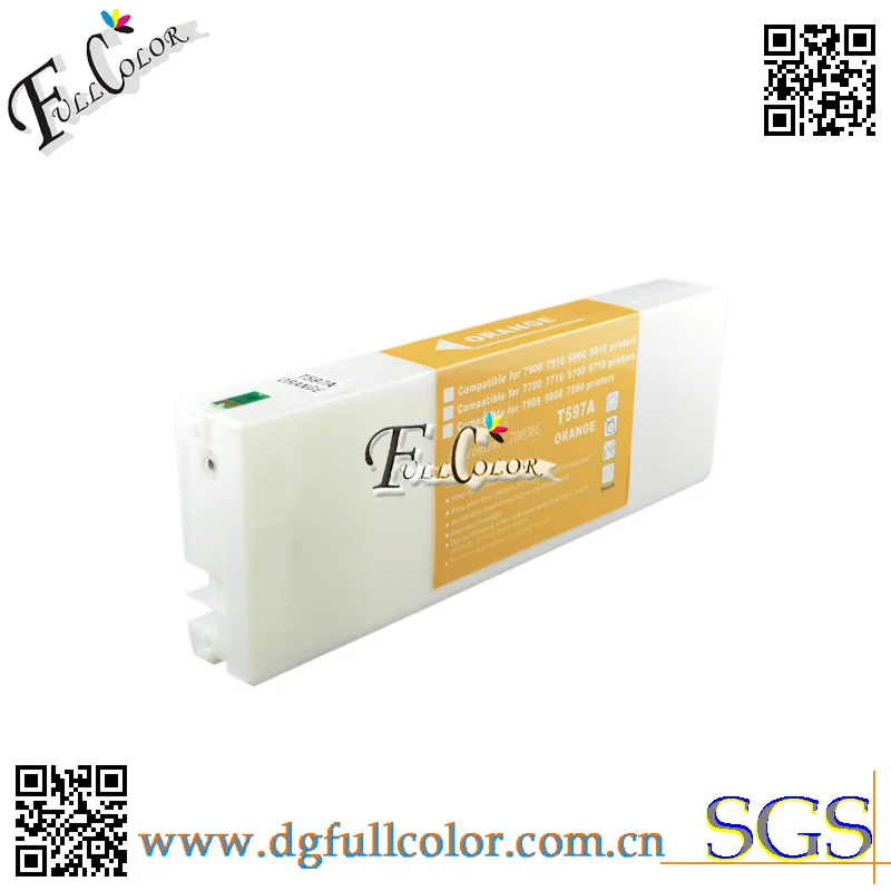 DHL Free shipping 20 Pcs 11color 700ML compatible ink cartridge with chip and pigment ink for epsn stylus pro 7910/9910