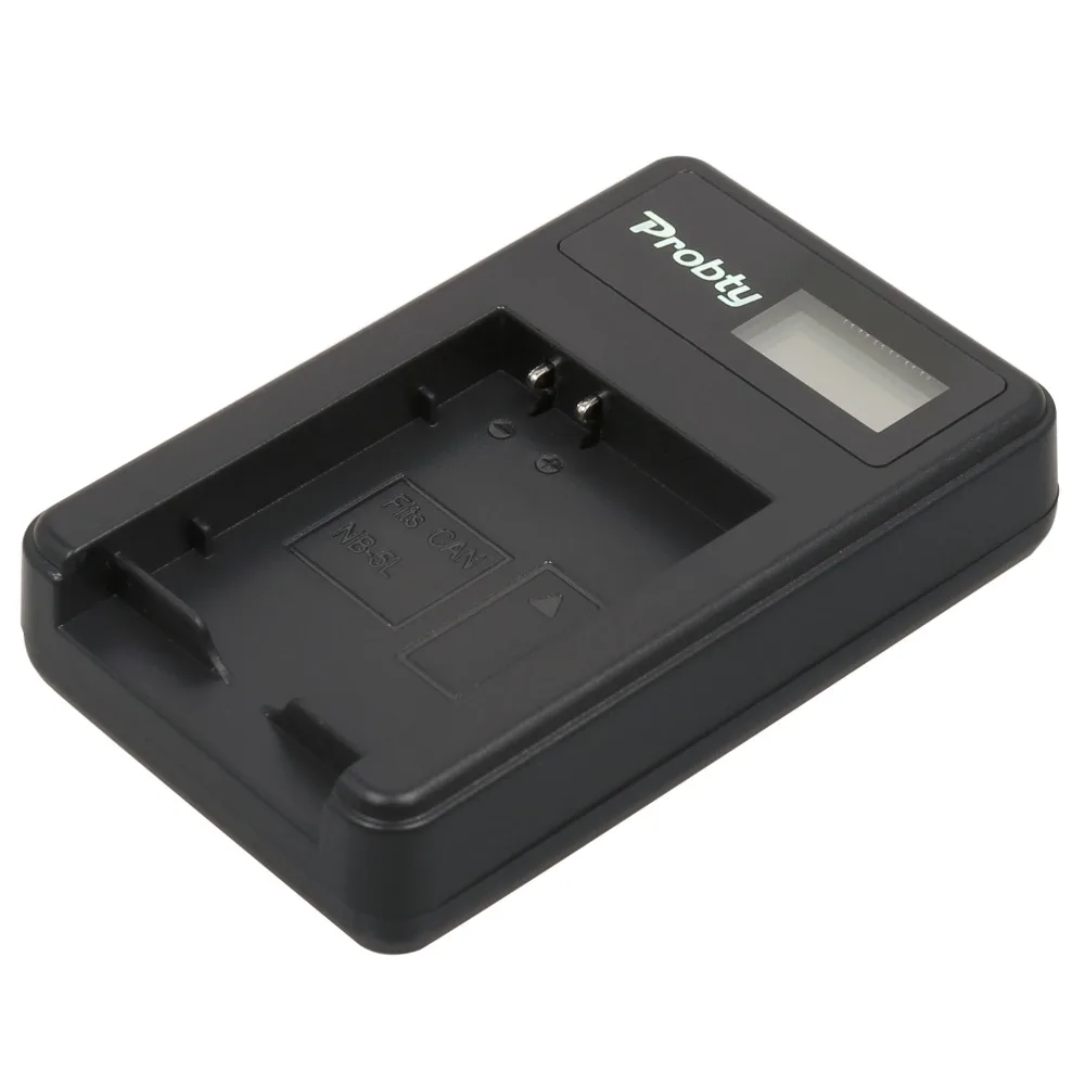 PROBTY 1 шт. NB-5L NB 5L NB5L Батарея + ЖК-дисплей USB Зарядное устройство для Canon S110 SX200 SX210 SX220