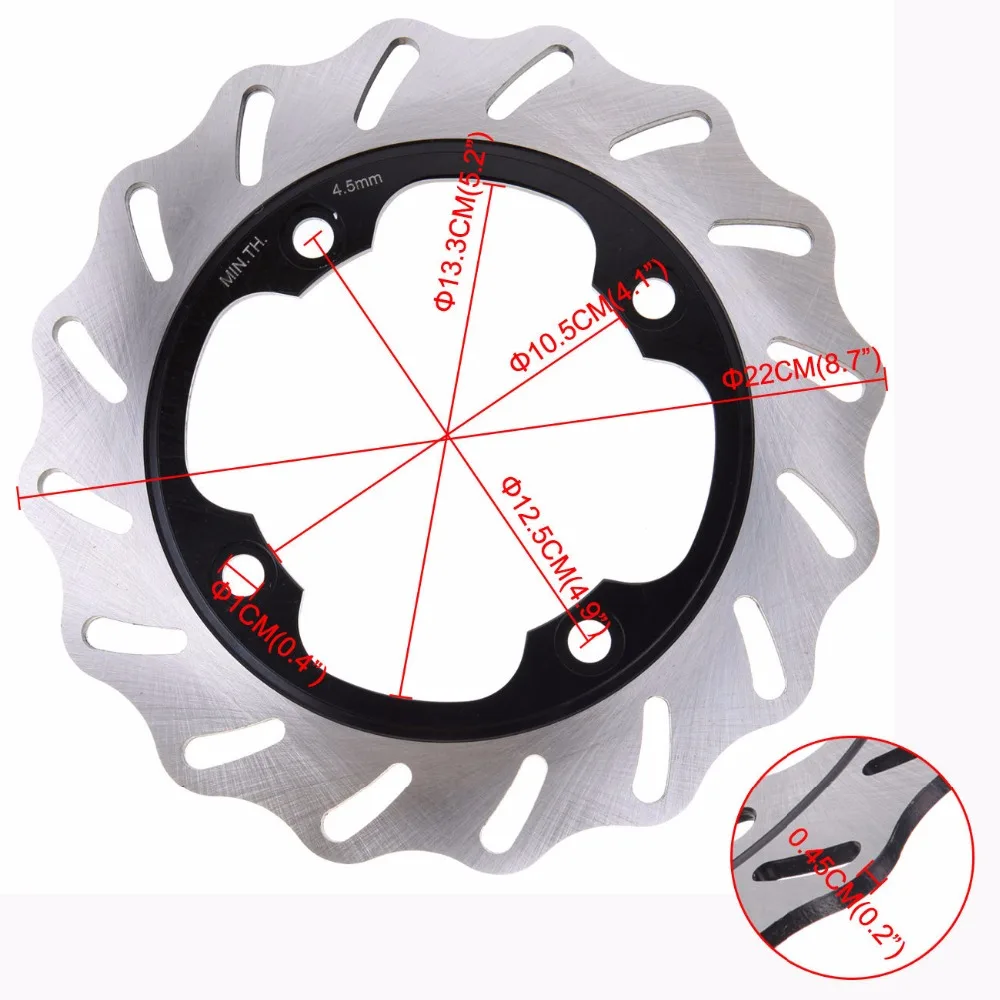 Задний тормозной диск ротора мотоцикла для Honda CBR600 F2/F3/F4/F4i 1991 2006 CBR600RR 2003 2008 04 05 06 07 CB