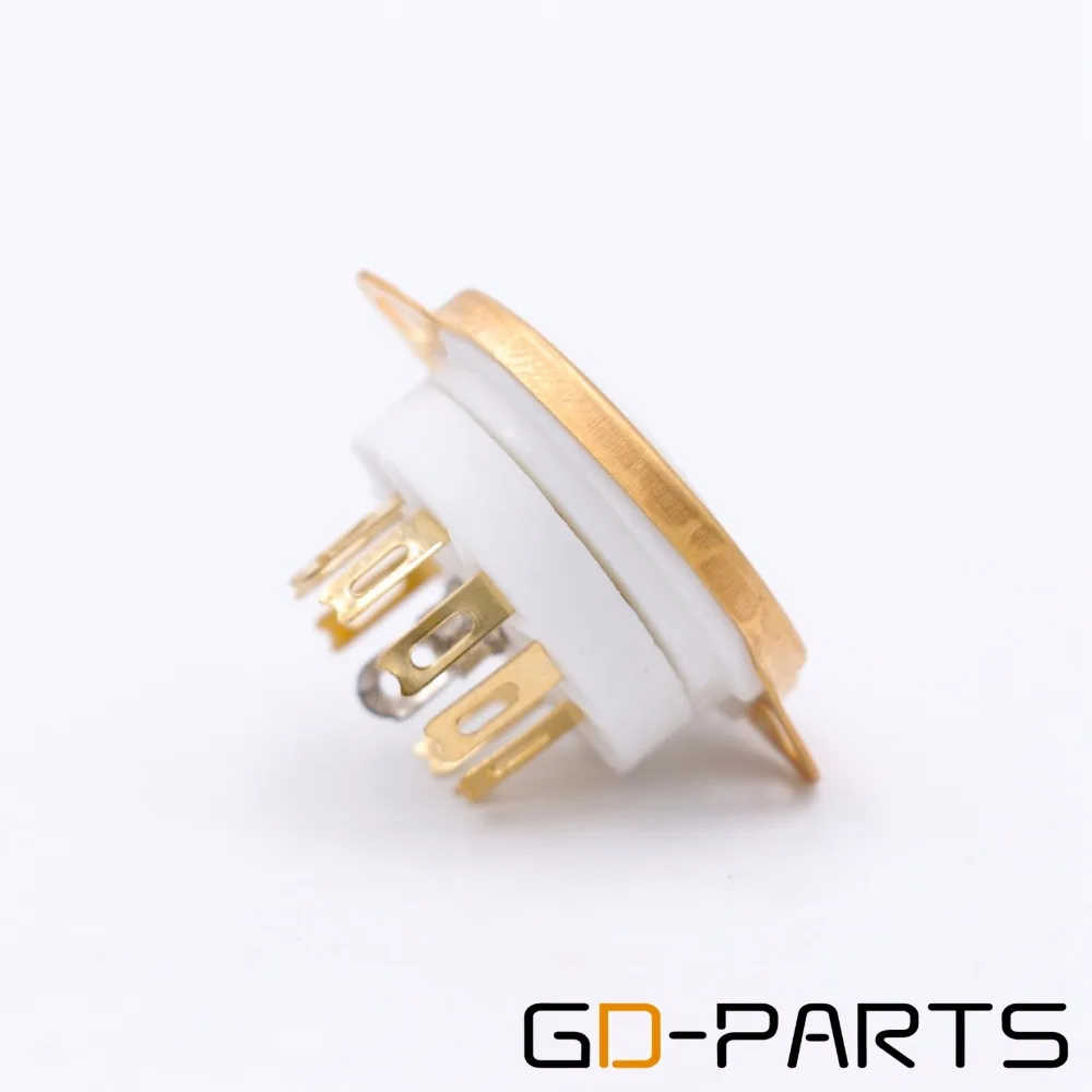 GD PARTS позолоченное Крепление Шасси 9 контактный фотоэлемент для 6DJ8 12AX7 ECC83 B339 CV492 6L13