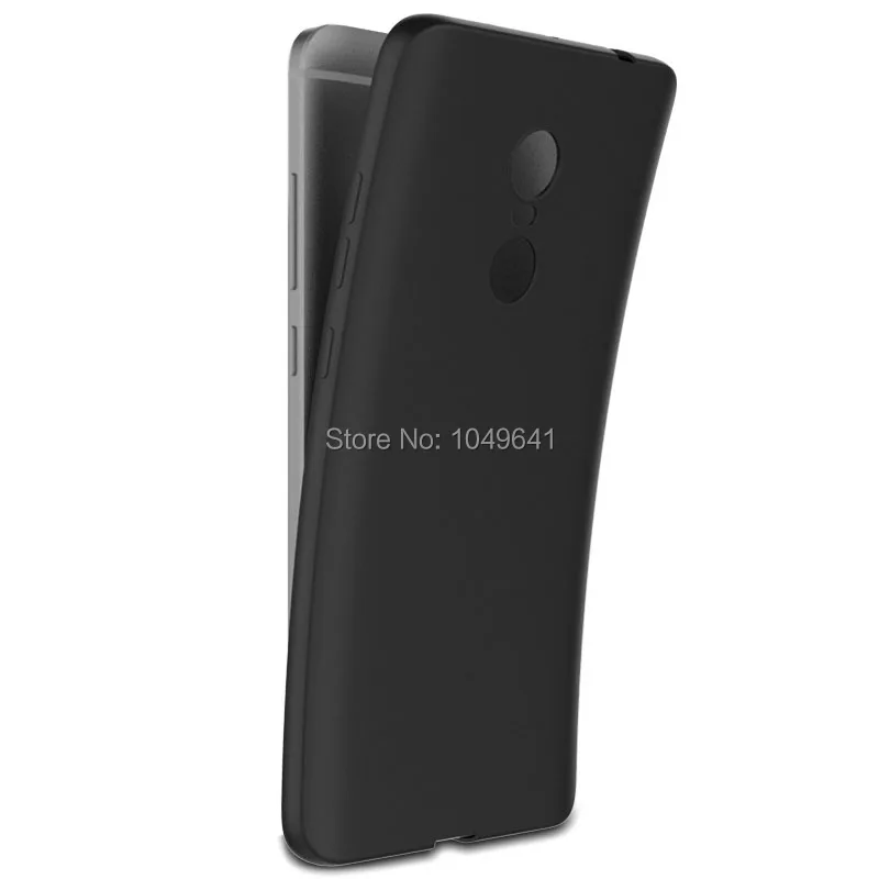 Case for Xiaomi Redmi Note 4X / Hongmi 5.5 inch Pure Color Ultra-thin Anti-knock Soft TPU Protective Clear Black |