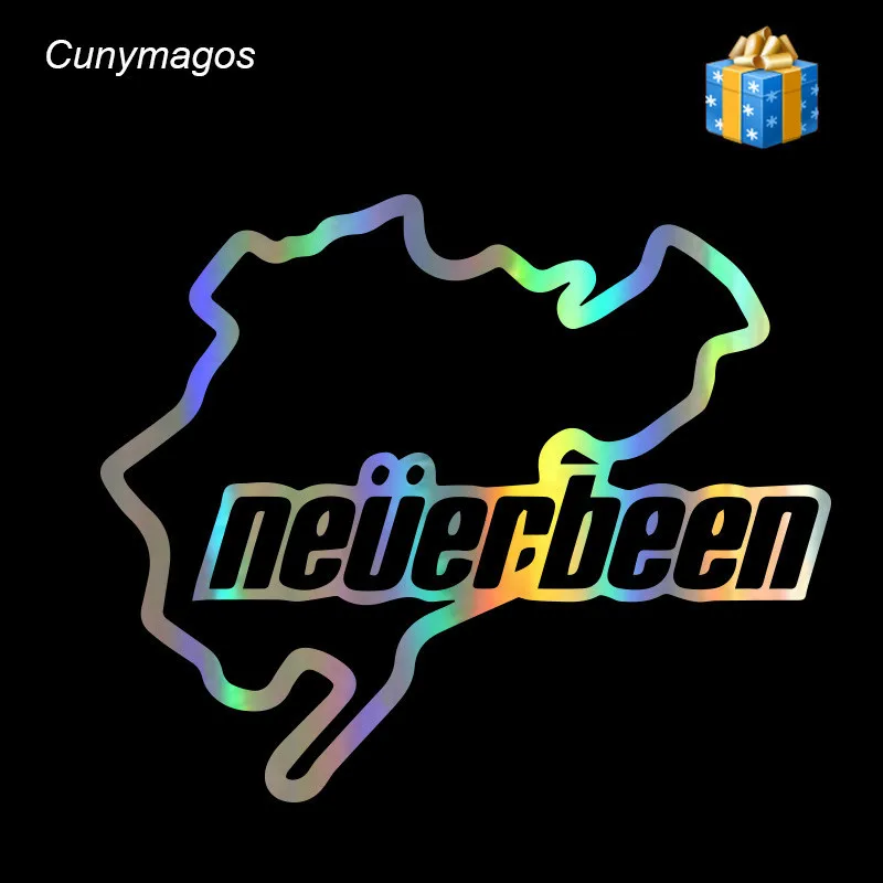 NEVERBEEN автомобильный стикер s Забавный Nurburgring Светоотражающая наклейка JDM Dubber