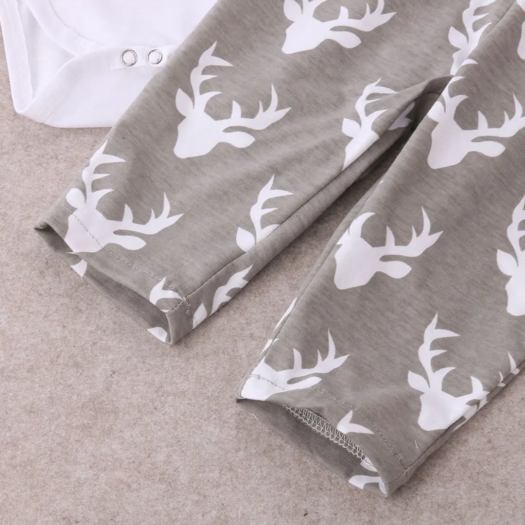 Комплект одежды для новорожденных девочек и мальчиков белые боди ползания охоты