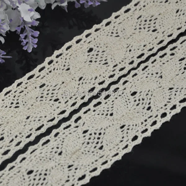 5 лет бежевый вышитый хлопок отделка аппликации свадебное ремесло ткань L103 | Дом и