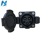 EVSE 16A 32A SAE J1772 тип розетки 1 вход переменного тока для электрического автомобиля EV зарядное устройство боковое без кабеля