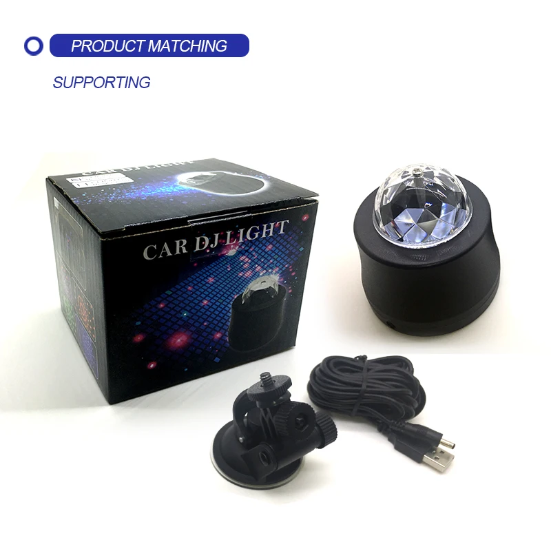 Автомобильный DJ светильник светодиодсветодиодный атмосфера вращающаяся